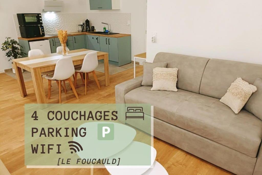 Апартаменти Le Foucauld 4 Canapes, Parking, Wifi Лурд Екстер'єр фото